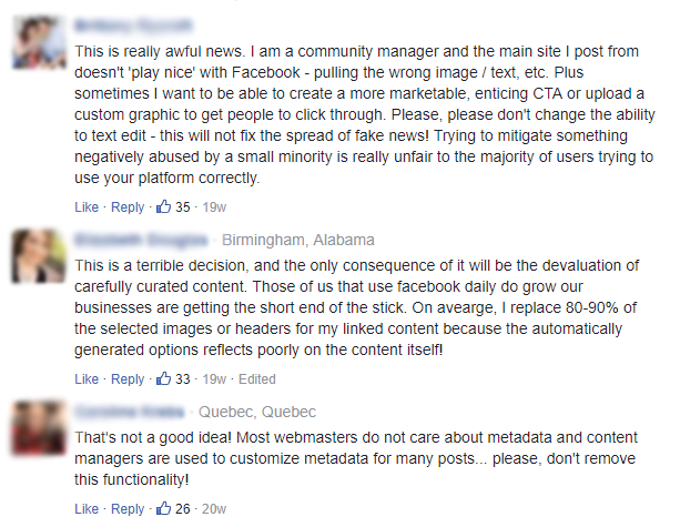 can you edit your facebook page link
